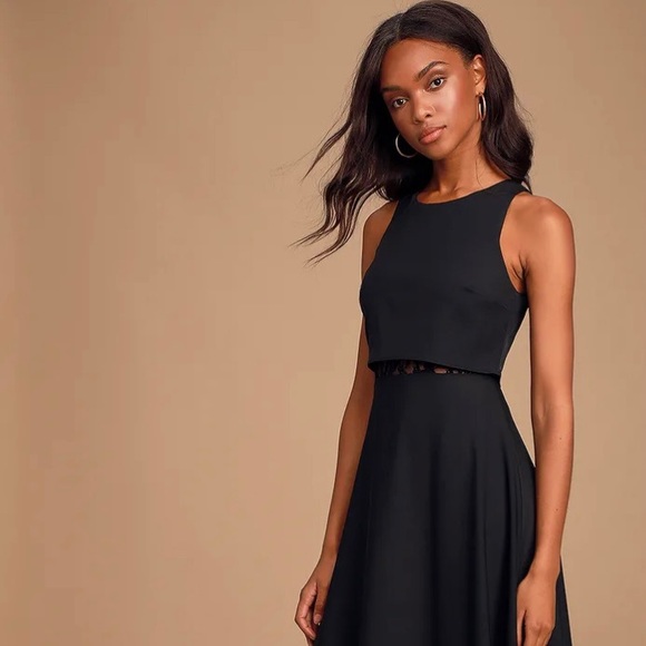 Lulus Dresses & Skirts - True Lover Black Lace Backless Maxi Dress